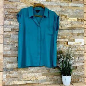 Turquoise Blouse By Metaphor